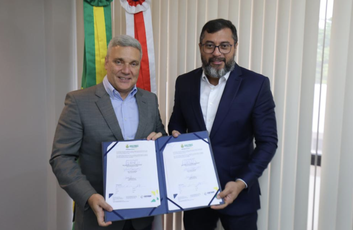 Wilson Lima e Eneva assinam termo de cooperação para instalação de unidade do Cetam em Silves