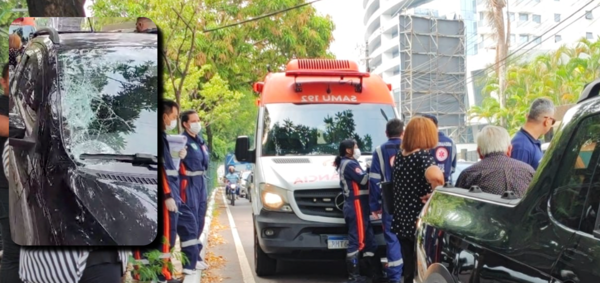 URGENTE: homem morre atropelado no bairro Adrianópolis; veja vídeos