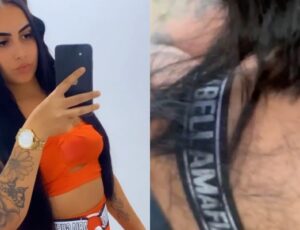 Belíssima morena ganha 'novo visual' por ser amante de traficante e ainda debocha
