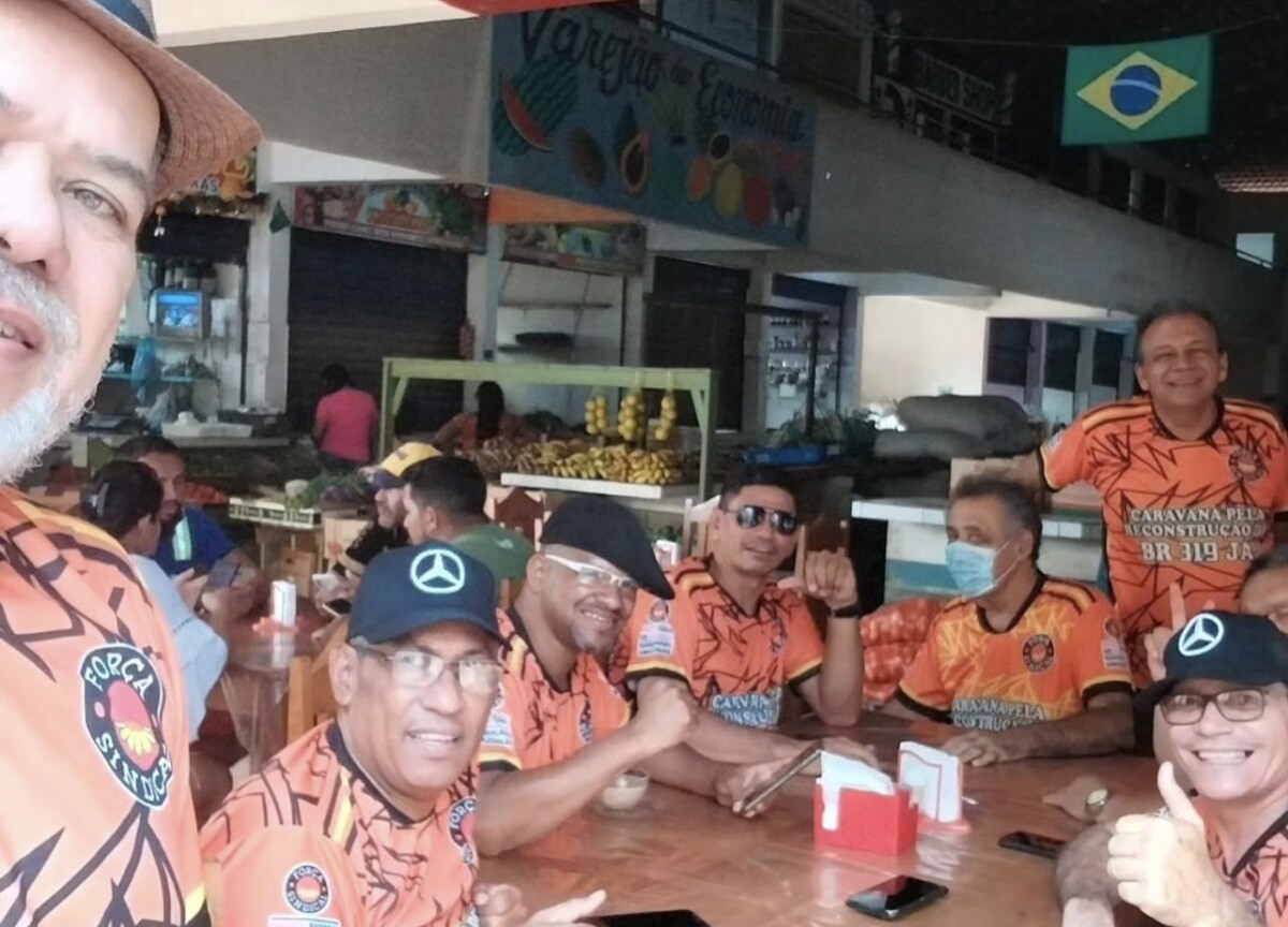 Caravana e manifestação em prol da recuperação da BR-319 une moradores para um grito de cidadania no AM