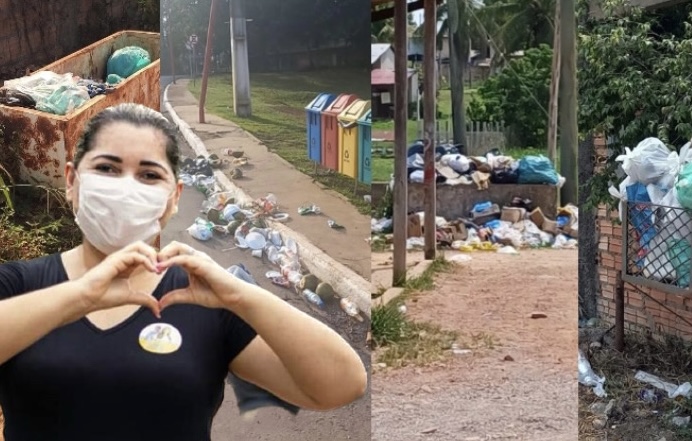 ‘Presidente Figueiredo no lixão’: Prefeita Patrícia Lopes é acusada de dar calote em empresa de limpeza; veja vídeos