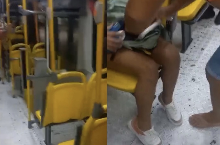 ‘Levaram foi tudo’: passageiro quase fica pelad0 durante arrastão no ônibus 678 em Manaus; veja