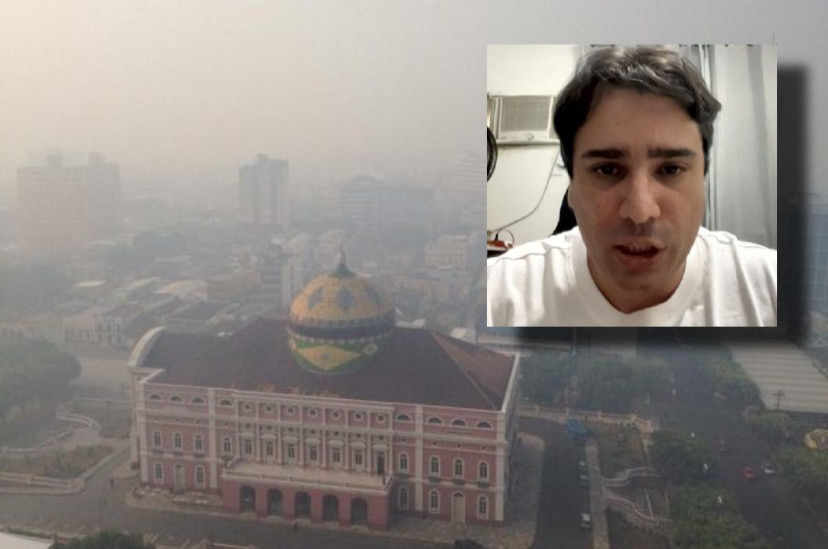 Biólogo diz que fumaça que sufoca Manaus não está vindo do Pará