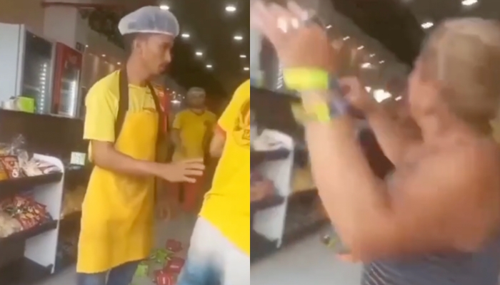 “O pão dele é meu!”: mulher destrói padaria após atendente chamar seu marido de “meu amor”; veja vídeo