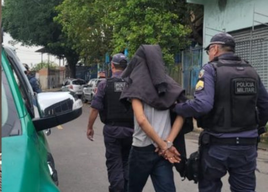 Homem é preso após agredir irmã com uma f4ca em Manaus