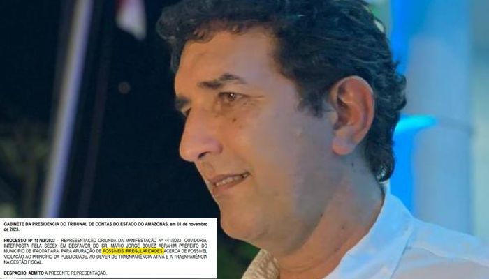Prefeito de Itacoatiara na mira do TCE-AM por falta de transparência em contratos e folha de pagamento