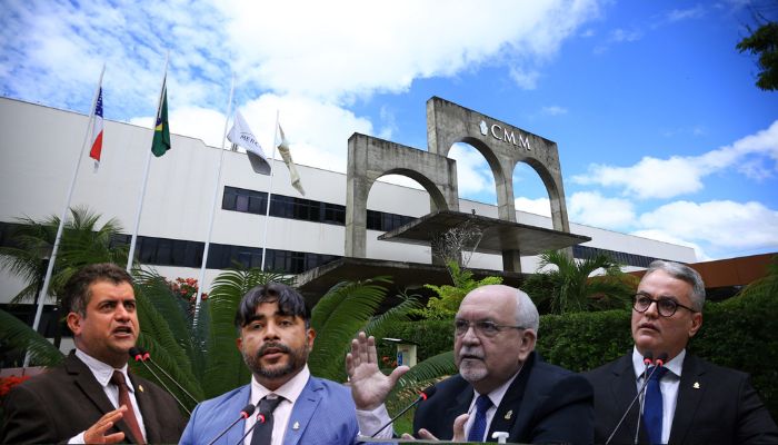 Camara Municipal de Manaus vira zona de guerra