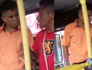 'O pau comeu': "motora" perde a linha com passageiro 'arretado'; veja vídeo