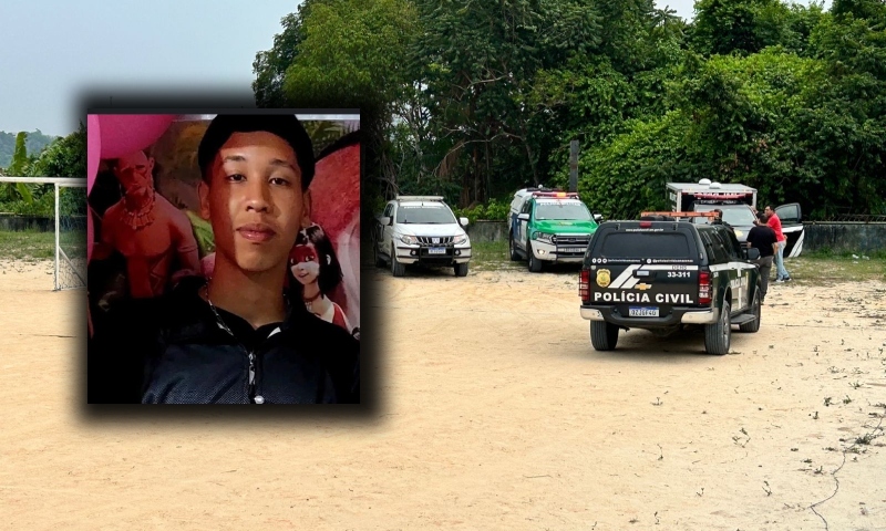 Família de jovem encontr4do mort0 em campo de futebol na Cidade Nova faz protesto; veja vídeo