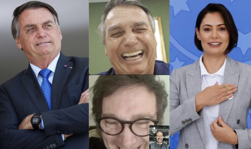 Bolsonaro, Michelle e Eduardo participarão da posse de Milei na Argentina