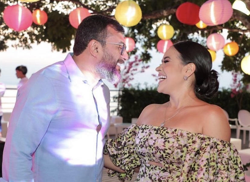 Governador Wilson Lima comemora sete anos de casamento com a primeira-dama, Taiana Lima