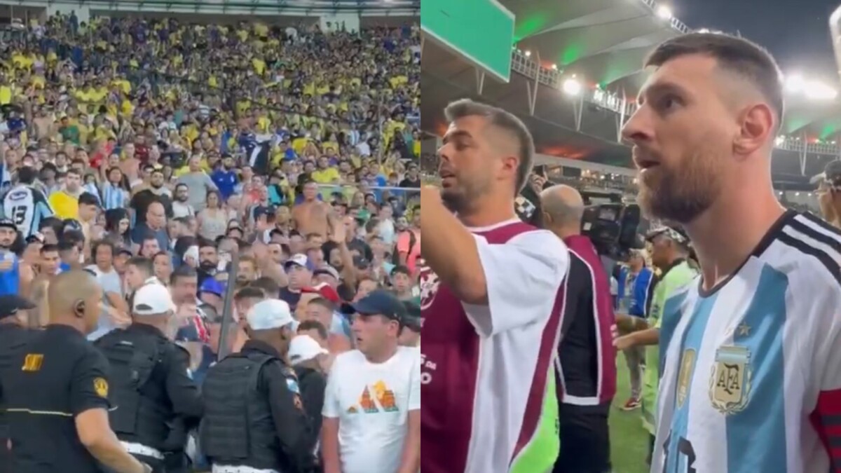 Cenas f0rtes: torcedor tem cabeç4 p4rtida durante c0nfusão no jogo do Brasil e Argentina