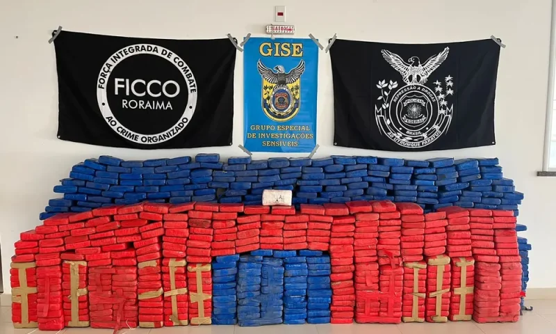 Polícia Federal apreende quase 1 tonelada de skunk e cocaína em Roraima