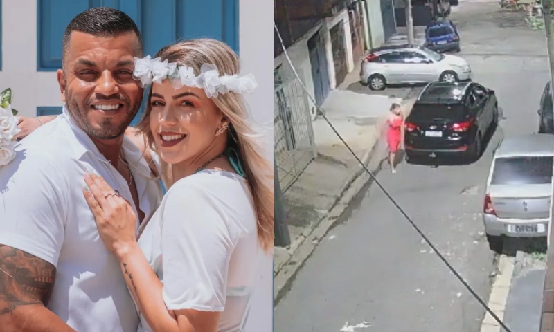 Esposa m0rta pelo próprio marido tinha só 6 meses de casada com PM; veja vídeo