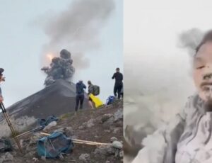 Mulher filma seus últimos momentos de vida antes de Vulcão entrar em erupção; veja vídeo