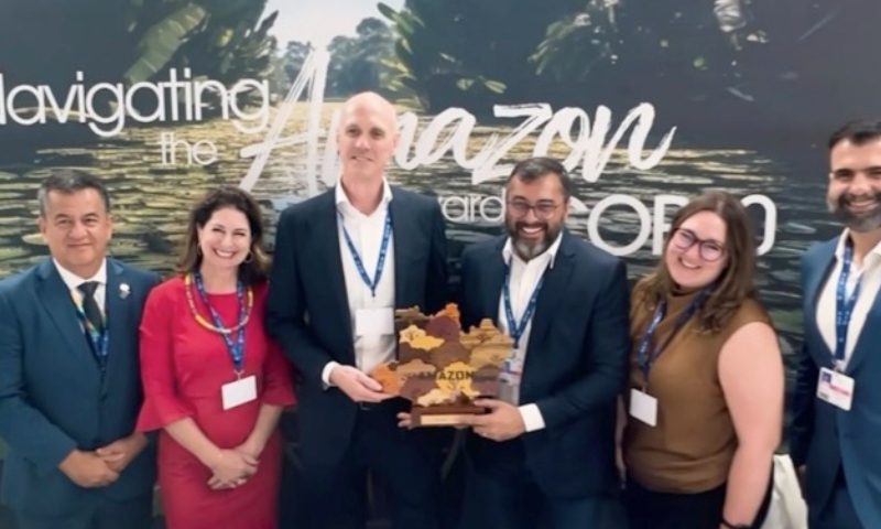 Governador Wilson Lima se encontra com representantes de Jeff Bezos e garante fundos para a Amazônia; veja vídeo