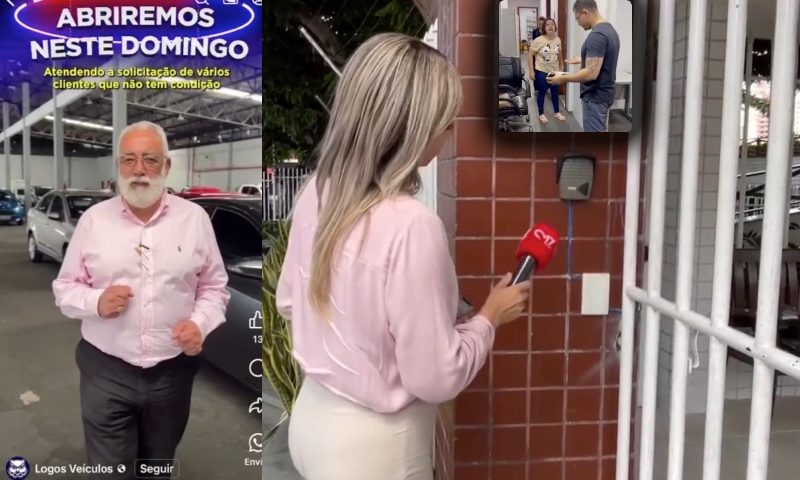 ‘CADÊ O DINHEIRO!?’: CM7 vai até a casa do dono da LOGOS Veículos, o ‘aposentado caloteiro’; veja vídeo