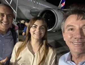 Governador cassado de Roraima, Antonio Denarium leva esposa de Arthur Lira para Dubai