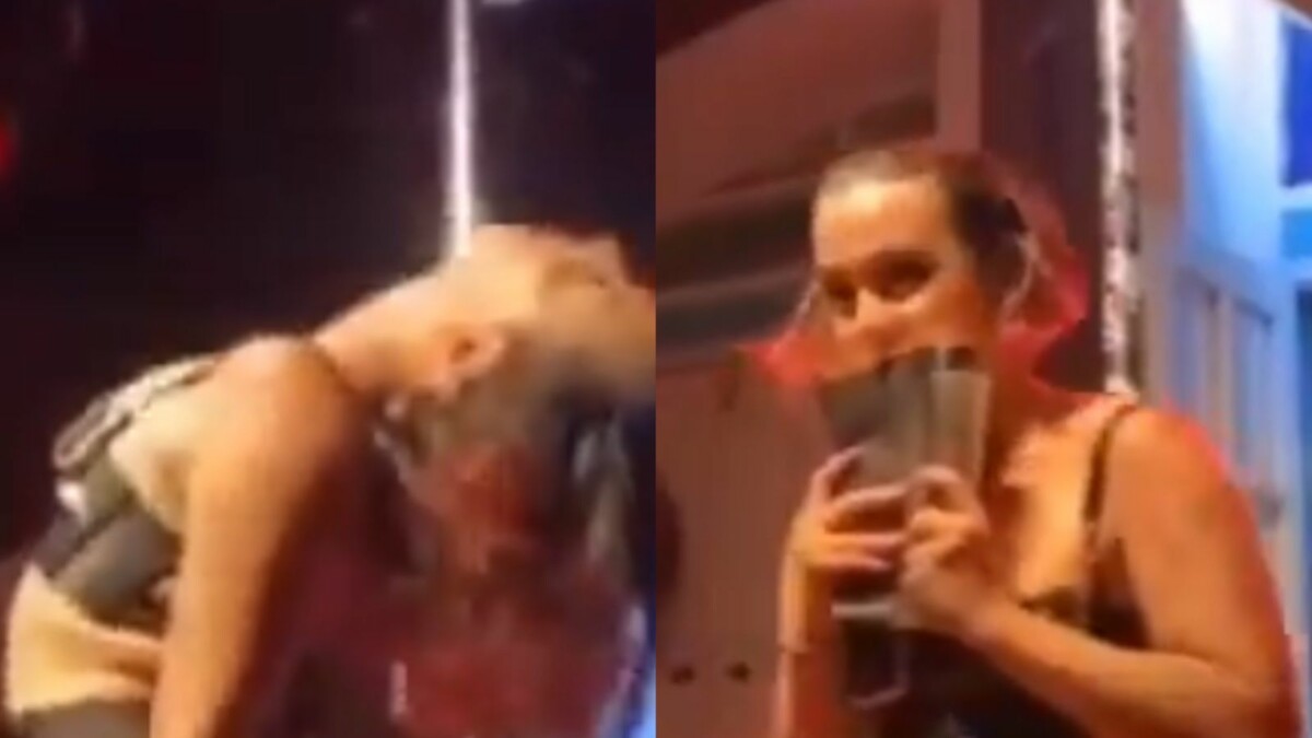 “Tá endem0niad4!”: atriz veste roupa sensual e rasg4 Bíblia em palco de bar; veja vídeo