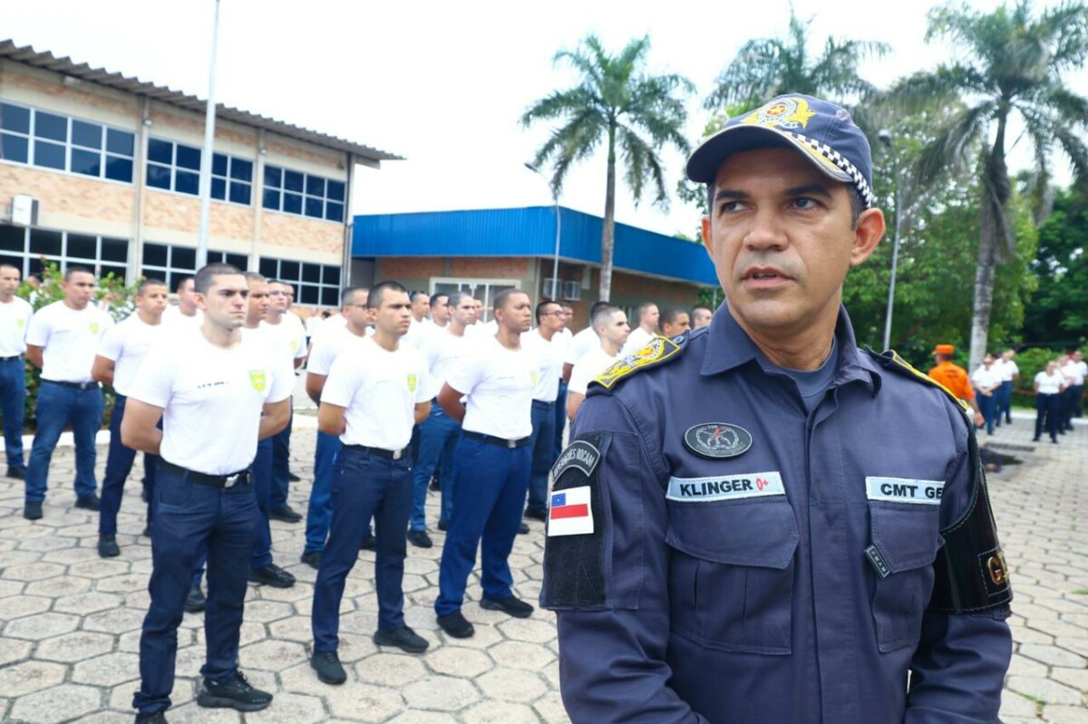 Wilson Lima destaca reforço em efetivo da segurança pública do AM, ao visitar alunos em Curso de Formação