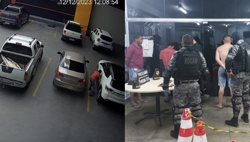 Quadrilha flagrada roubando carros com ‘Chapolin’ é presa em Manaus; veja vídeo