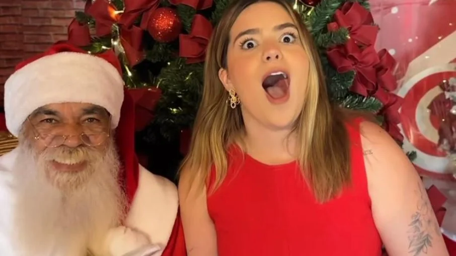 Viih Tube faz pedido para o Papai Noel e se surpreende com a resposta: ‘Tomara’