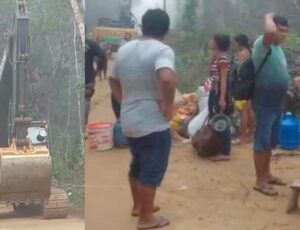 Reintegração de posse retira indígenas de área no Tarumã em Manaus; veja vídeo