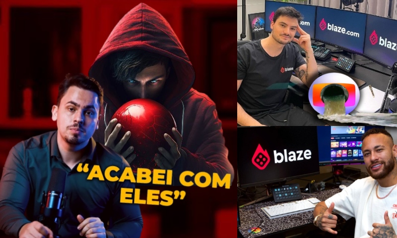“GLOBO COM MEDO”: reportagem do Fantástico contra a Blaze não cita Neymar nem Felipe Neto; veja vídeo