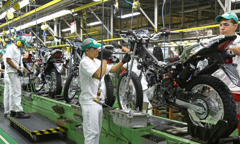Indústria de motos na Zona Franca Manaus impulsiona a economia brasileira