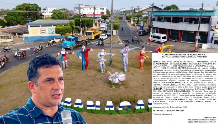 Paixão inabalável: empresa ‘queridinha’ de Beto D’Angelo vence novamente licitação de R$ 4 milhões em Manacapuru