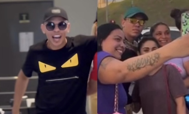 Lucas Picolé volta cheio de marra e é ovacionado pelos jovens manauaras: “Meu ídolo”; veja vídeo
