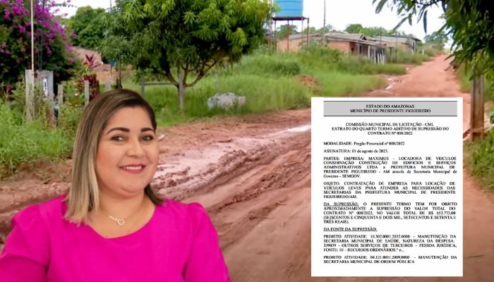 Em meio a buraqueira e lamaçal, Patrícia Lopes vai gastar mais de R$ 600 mil com carros novos em PF