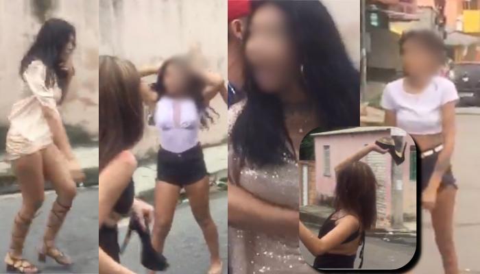 Beldades saem no soc0 e novinha leva sapat4da na c4ra no Monte das Oliveiras: “Tudo por peru!”; veja vídeo
