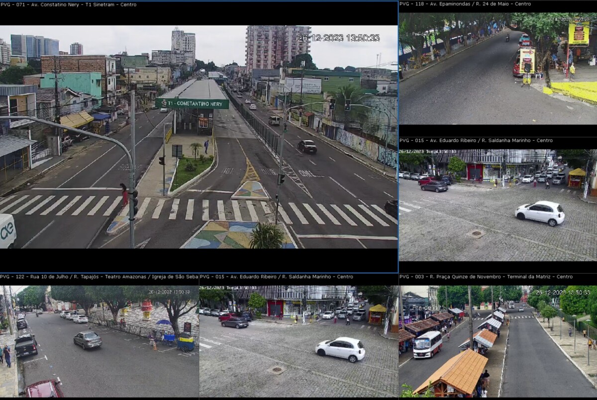 Centro ganha reforço na segurança com apoio de câmeras de videomonitoramento