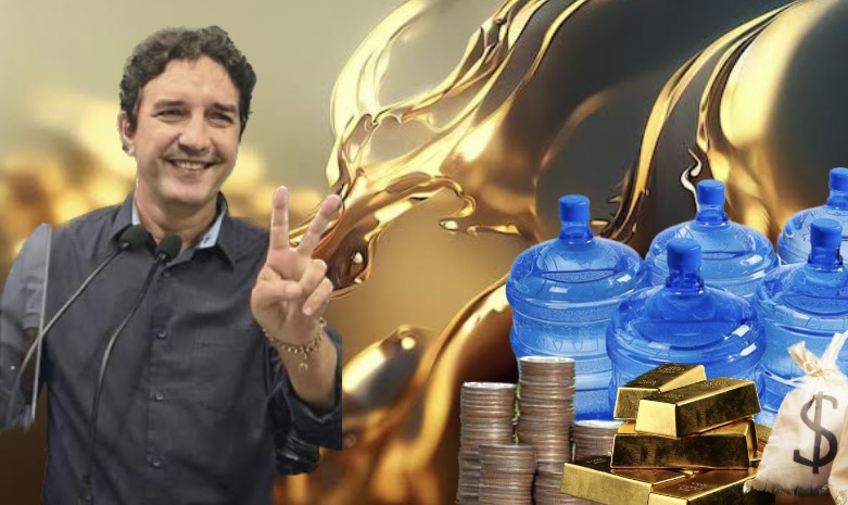 ‘Ouro Líquido’: Prefeito de Itacoatiara jorra rios de dinheiro em garrafões de água sem licitação