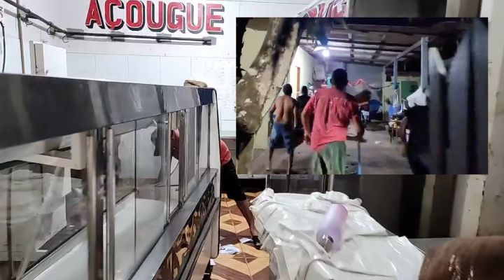 Guisado da discórdia: homem tenta roubar carne para festa de revéillon mas é detido pela população no AM; veja vídeo