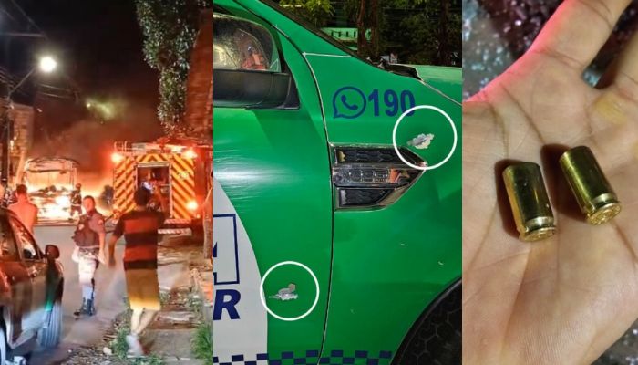 Caos na segurança: polícia declara guerr4 contra f4cções após ter viatura metralh4da; veja vídeo