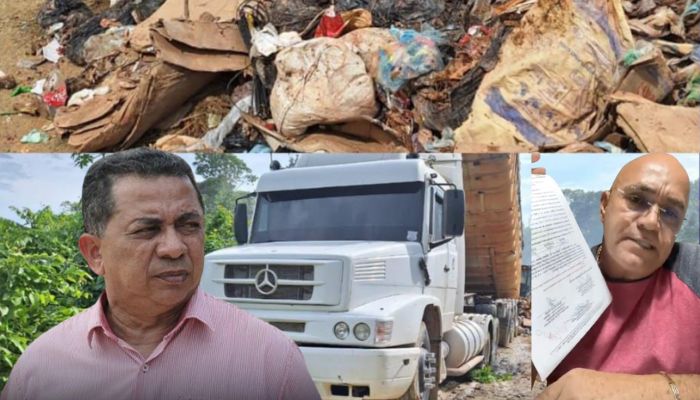 ESCÂNDALO: lixo hospitalar de Roraima é jogado em Rio Preto da Eva e secretário põe Anderson Souza em situação suspeita