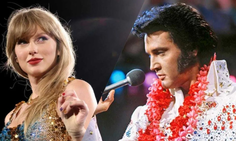 Taylor Swift supera Elvis e se torna artista solo com mais tempo em 1° lugar nas paradas