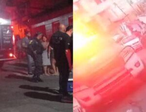 Brig4 de Ano Novo termina com homem levando b4laço na c4beça no bairro São José; veja vídeo