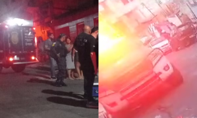 Brig4 de Ano Novo termina com homem levando b4laço na c4beça no bairro São José; veja vídeo