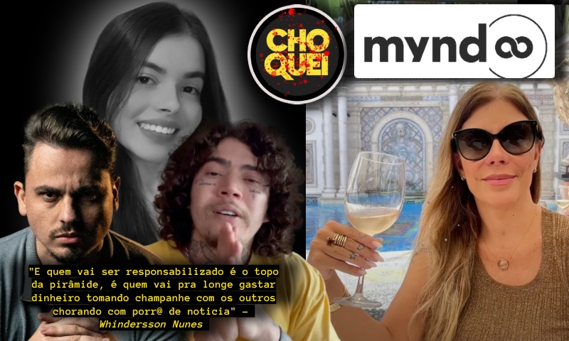 Mynd8: Penin e Whindersson denunciam Fatima Pissarra, CEO que deseja ganhar bilhões com Fakes da Choquei