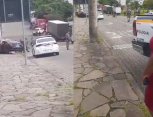 'FIM DA LINHA': bandido é encurralado e tem 'CPF Cancelado' pela Brigada Militar; veja vídeo