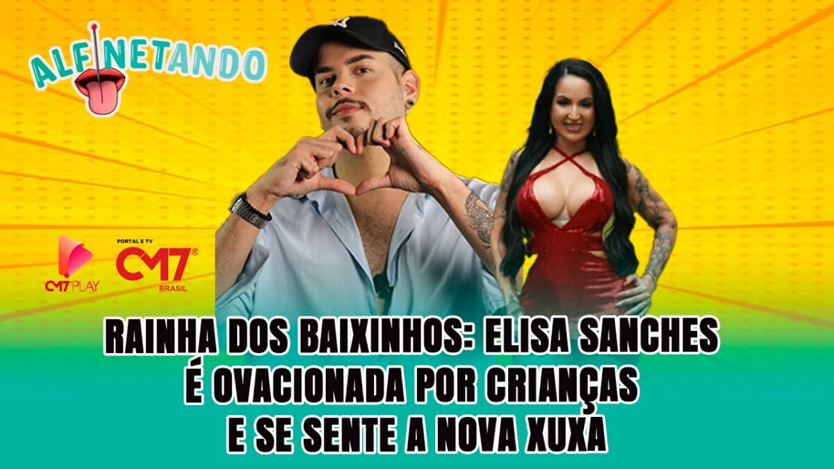 Rainha dos baixinhos: Elisa Sanches é ovacionada por crianças e se sente a nova Xuxa