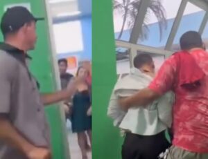 Barraco no SPA do Galiléia: paciente e vigilante saem no soco