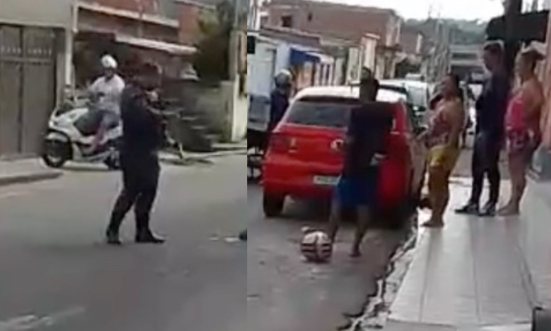 Policial atir4 em bandido e salva motociclista de aplicativo de assalto no Riacho Doce; veja vídeo