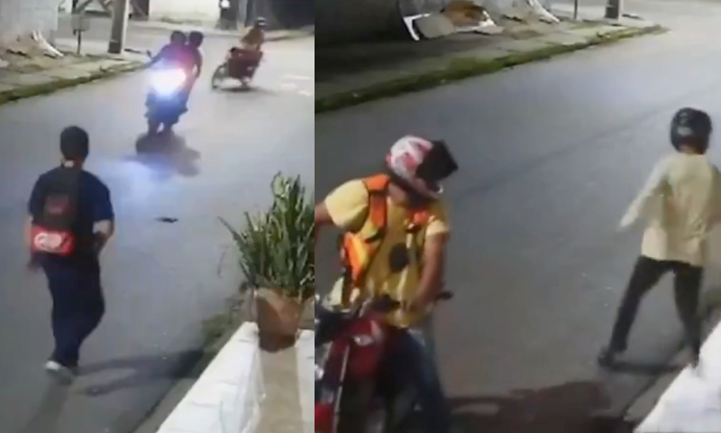 ‘POR POUCO’: jovem escapa de assalto no bairro Cidade Nova, em Manaus; veja vídeo
