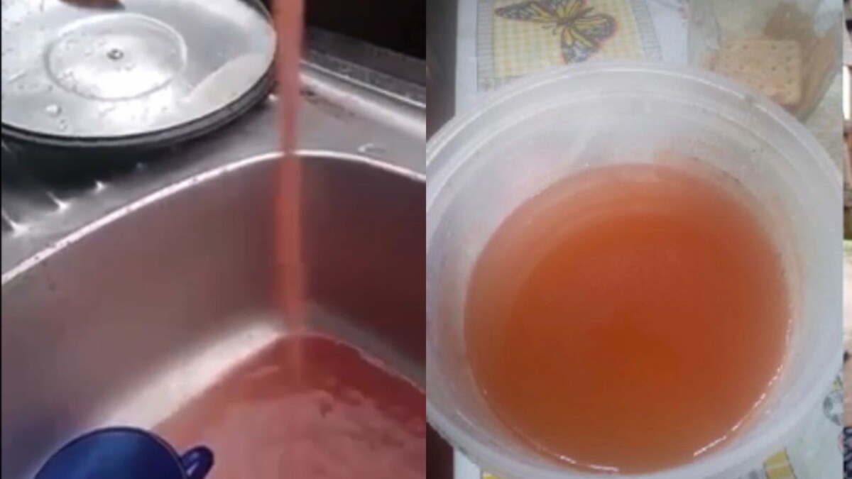 “Parece sangue!”: moradores do Careiro Castanho recebem água suja em torneiras de casa; veja vídeo