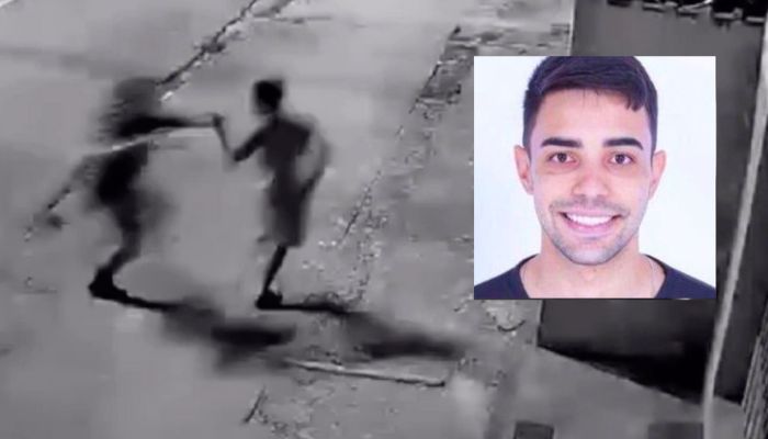 Veja momento que policial leva t1ro na cabeça de crimin0so durante perseguição; assista