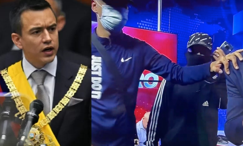 Presidente do Equador declara guerra total ao narcotráfico após emissora de TV ser invadida por traficantes; veja vídeo